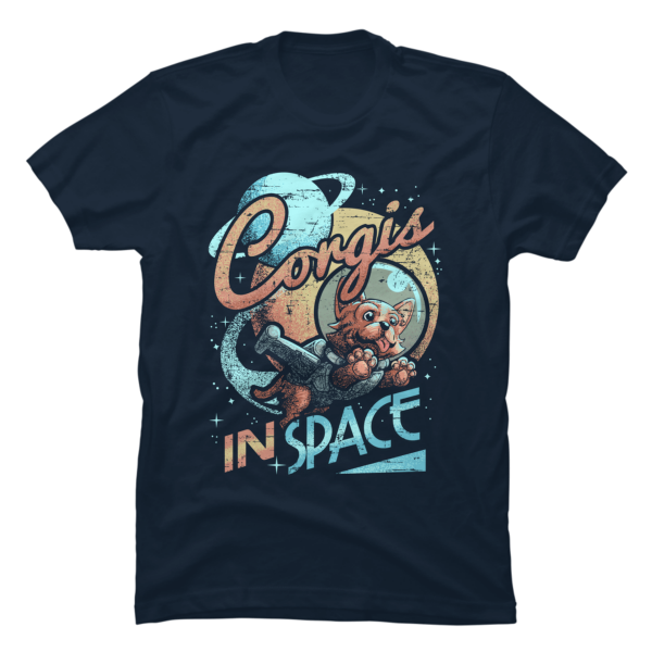 corgis in space shirt
